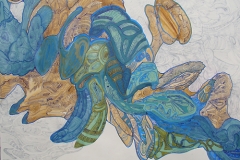 CAPULLO AZUL 50 cm. x 65 cm.