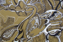 JUEGO DE SERPIENTES 48 cm. x 65 cm.